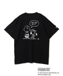 〈UNISEX〉PEANUTS スヌーピー バックプリント Tシャツ