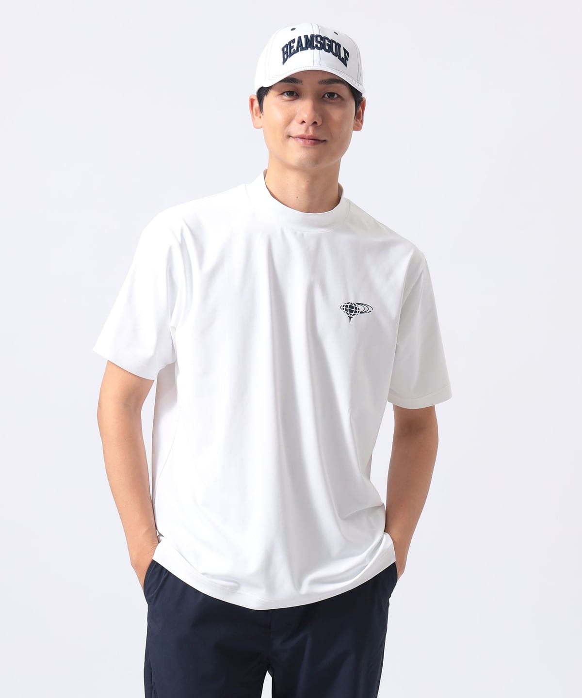 BEAMS GOLF（ビームス ゴルフ）〈MEN〉 ORANGE LABEL / PARロゴ モック