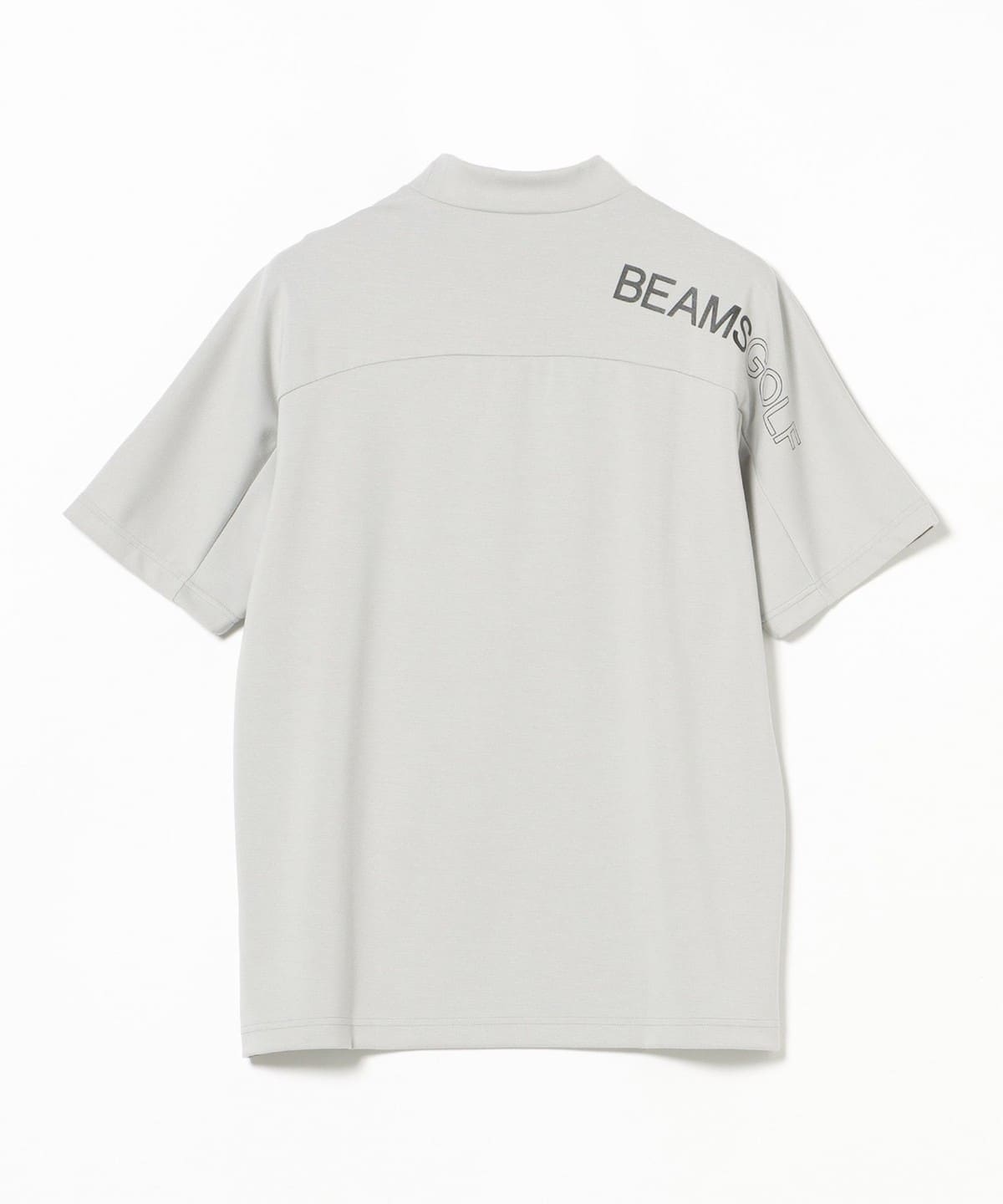 BEAMS GOLF BEAMS GOLF ORANGE / Logo Mock Neck Shirt with Different
