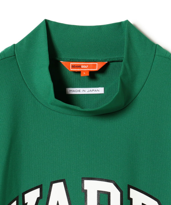 ★美品★BEAMS　GOLF　モックネック　サイズ　XL BEAMS GOLF（ビームス ゴルフ） tシャツ 「UVカット/吸水速乾」ORANGE