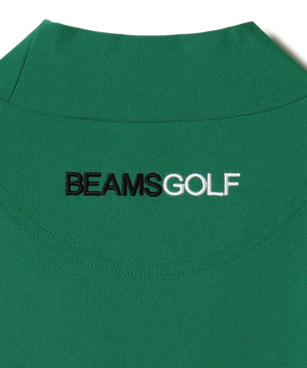 BEAMSGOLF モックネック L ダークグリーン BEAMSGOLF モックネック L ダークグリーン BEAMSGOLF モックネック L