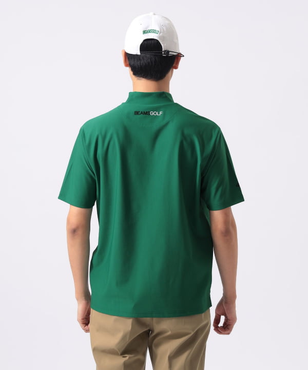 ★美品★BEAMS　GOLF　モックネック　サイズ　XL BEAMS GOLF（ビームス ゴルフ） tシャツ 「UVカット/吸水速乾」ORANGE