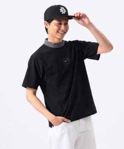 ORANGE LABEL / フレックスドライ 襟切り替え モックネックシャツ