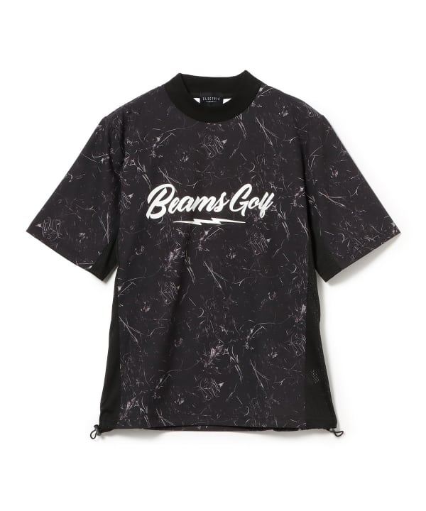 【別注】ELECTRIC GOLF / サイドメッシュ ツリーカモ モックネックシャツ