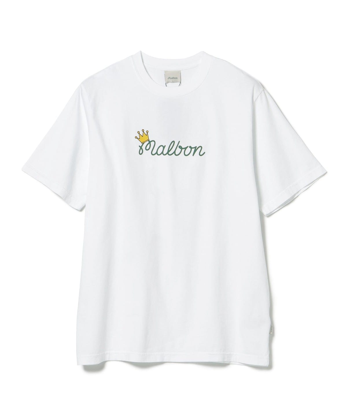 �y�ʒ��zMALBON GOLF �}���{�� �S���t / �N���E���R���N�V���� �R�b�g�� T�V���c T�V���c�E�J�b�g�\�[ MEN WHITE XL