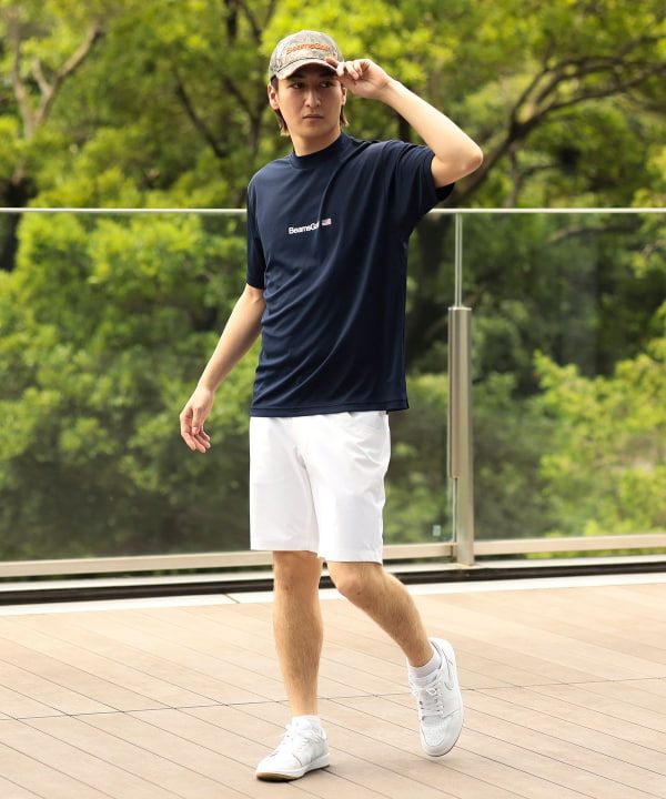 ORANGE标/正面Logo高领T恤（吸湿排汗、速干、防紫外线）模特：身高182厘米 尺码：L