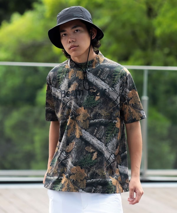 BEAMS GOLF（ビームス ゴルフ）ORANGE LABEL / バッグロゴ ツリーカモ