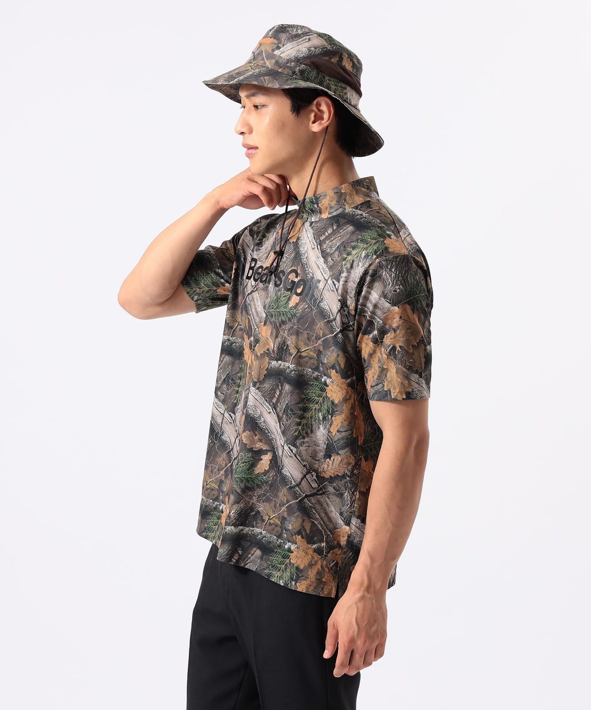 BEAMS GOLF（ビームス ゴルフ）ORANGE LABEL / バッグロゴ ツリーカモ
