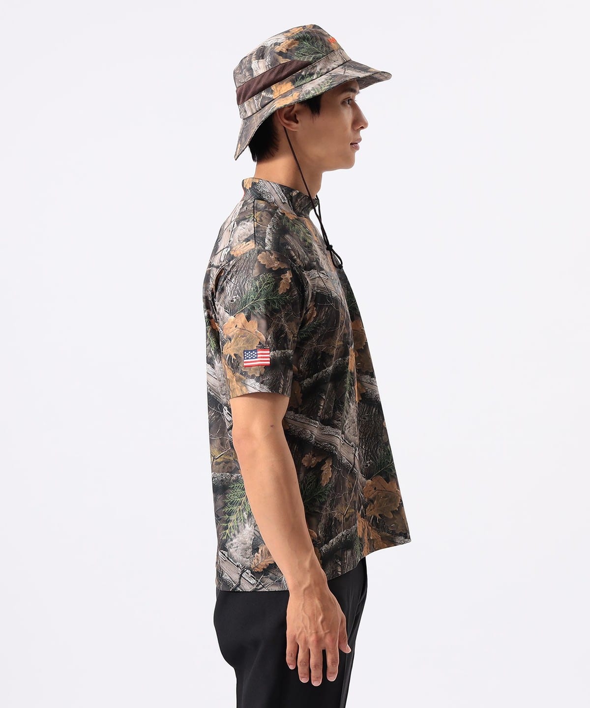 BEAMS GOLF（ビームス ゴルフ）ORANGE LABEL / バッグロゴ ツリーカモ