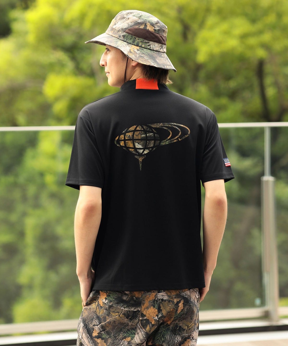 BEAMS GOLF（ビームス ゴルフ）ORANGE LABEL / バッグロゴ ツリーカモ