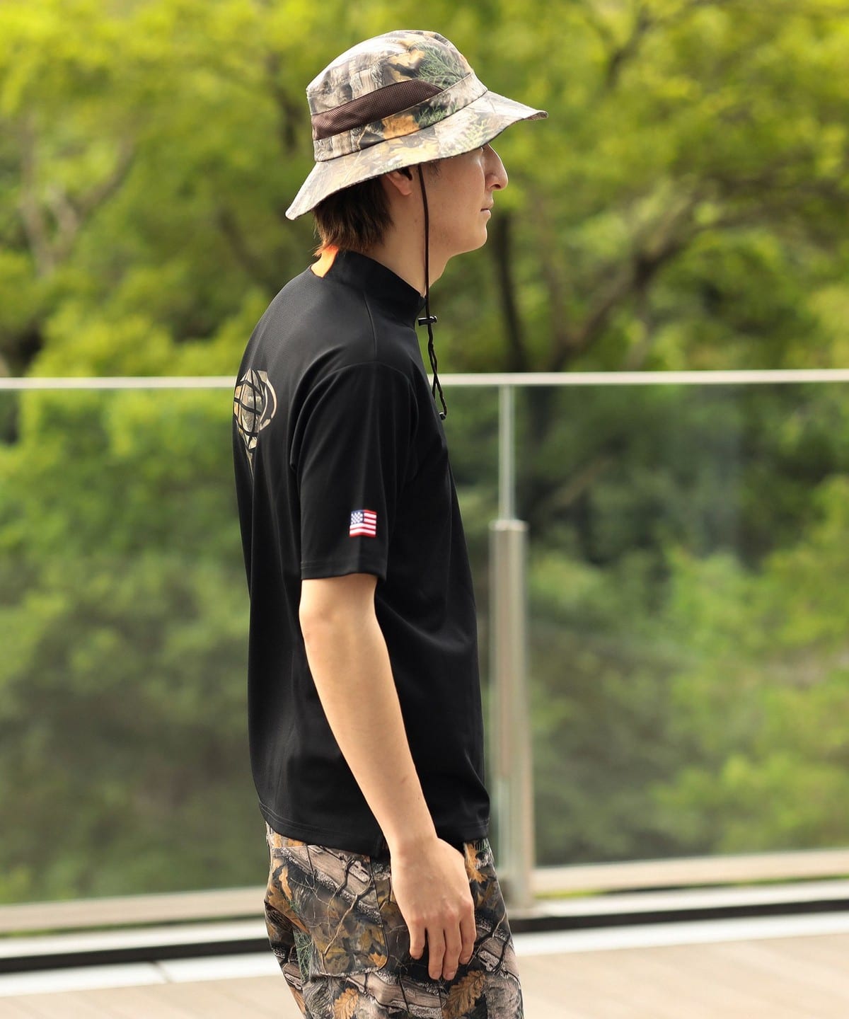 BEAMS GOLF（ビームス ゴルフ）ORANGE LABEL / バッグロゴ ツリーカモ