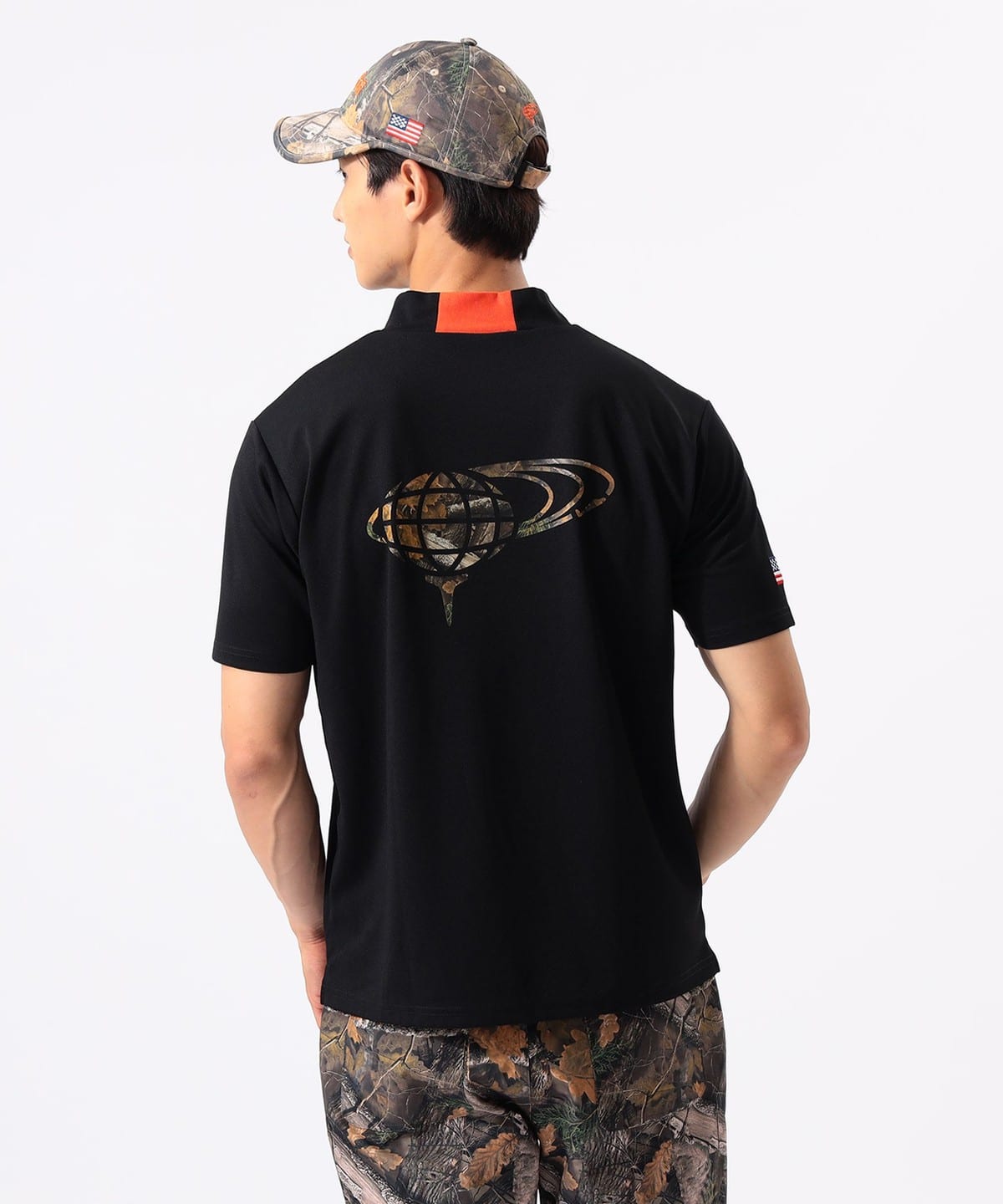 BEAMS GOLF（ビームス ゴルフ）ORANGE LABEL / バッグロゴ ツリーカモ