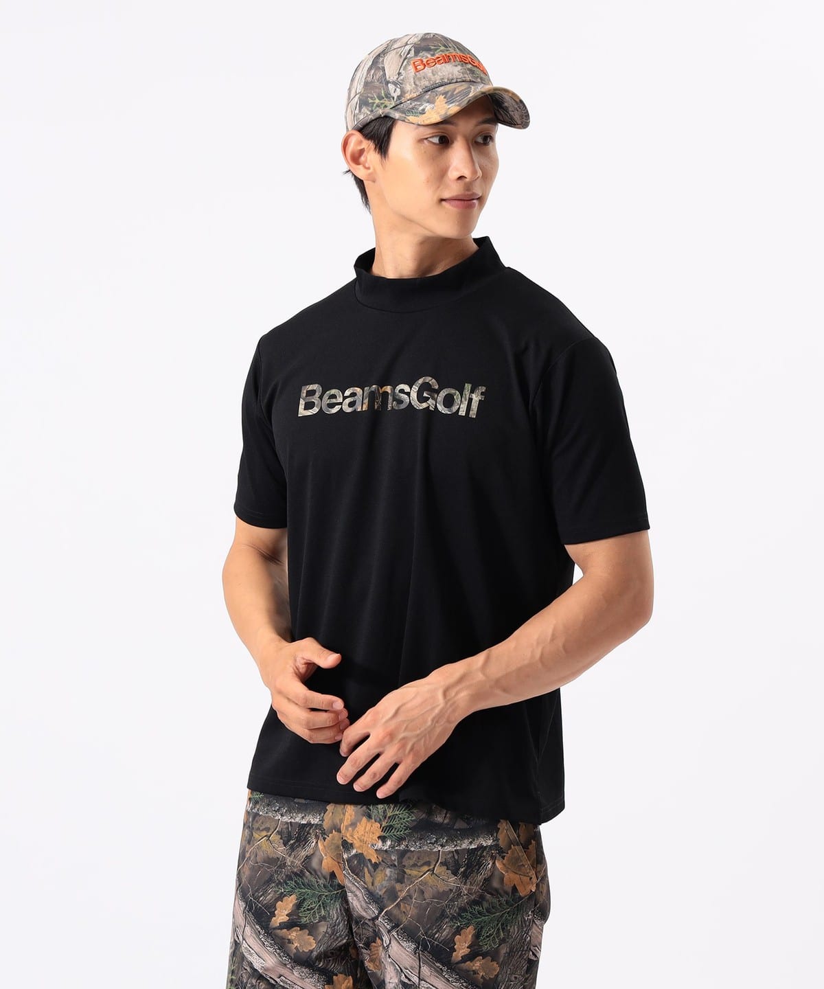 BEAMS GOLF（ビームス ゴルフ）ORANGE LABEL / バッグロゴ ツリーカモ