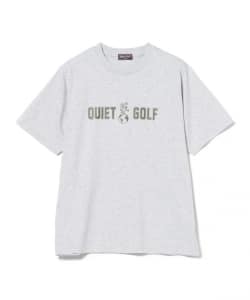 【別注】QUIET GOLF / カレッジロゴ Tシャツ