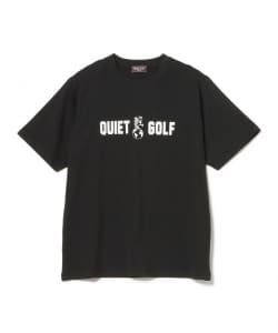 【別注】QUIET GOLF / カレッジロゴ Tシャツ