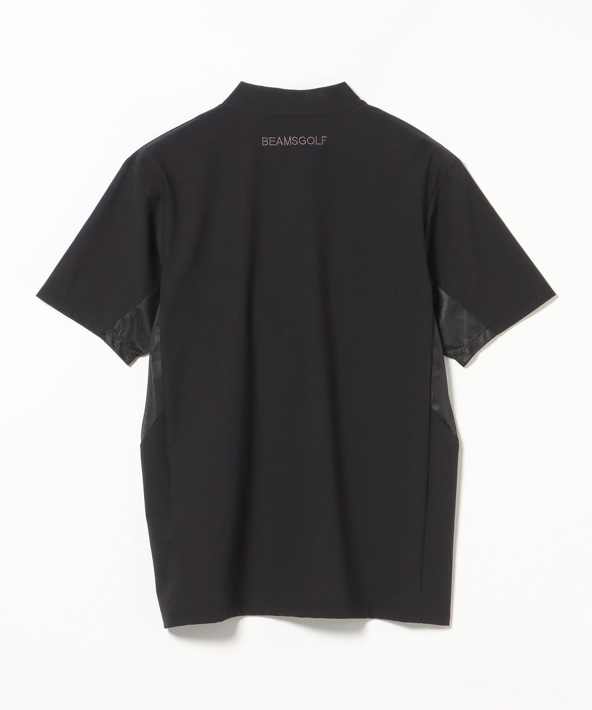 ★美品★BEAMS　GOLF　バック 切り替え メッシュ　モックネック　L BEAMS GOLF（ビームス ゴルフ）ORANGE LABEL / フレックスドライ