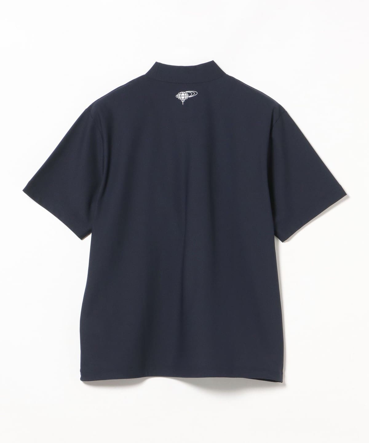 BEAMS GOLF モックネックシャツ ネイビー Sサイズ BEAMS GOLF（ビームス ゴルフ）〈MEN〉 ORANGE LABEL / ナイロン