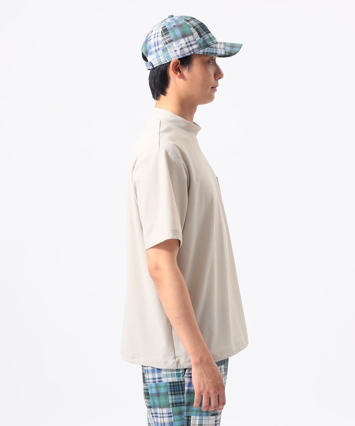 BEAMS GOLF ビームスゴルフ　モックネック　メッシュ　半袖シャツ　メンズ BEAMS GOLF（ビームス ゴルフ）〈MEN〉 ORANGE LABEL / ナイロン