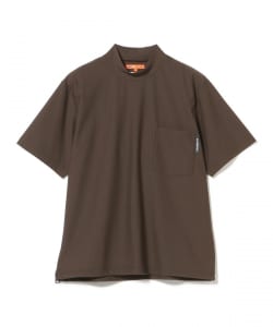 〈MEN〉 ORANGE LABEL / ナイロン メッシュ モックネックシャツ（UVカット）