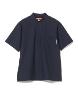 〈MEN〉 ORANGE LABEL / ナイロン メッシュ モックネックシャツ（UVカット）