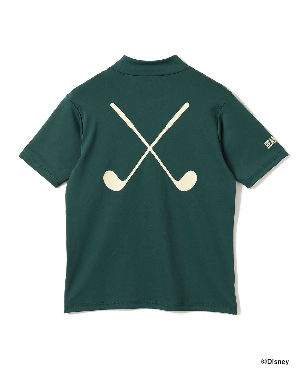 BEAMS GOLF BEAMS GOLF / Mickey / Back Print Mock Neck Shirt