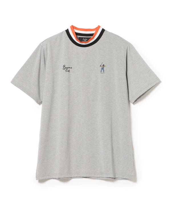 【別注】EASTSIDE GOLF / 配色ライン モックネックシャツ