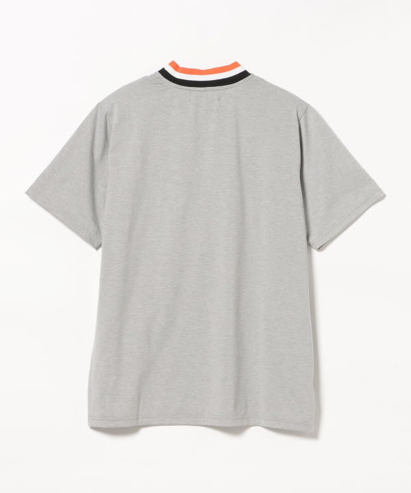 【別注】EASTSIDE GOLF / 配色ライン モックネックシャツ