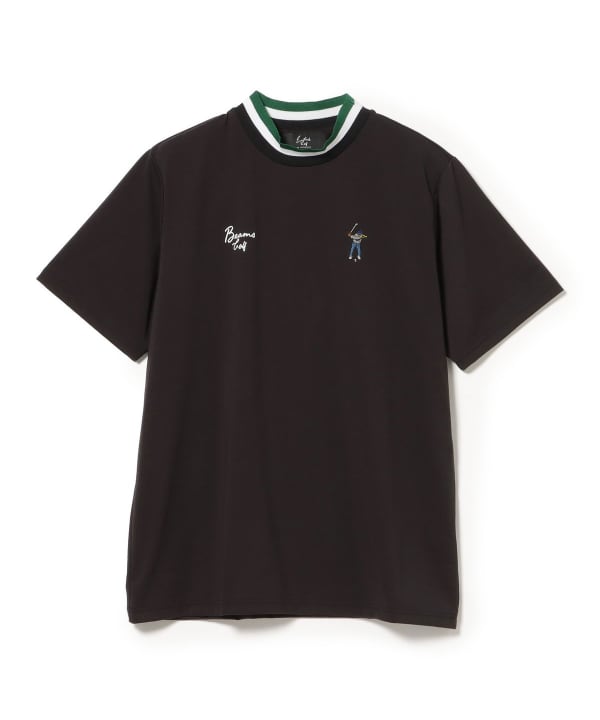 【別注】EASTSIDE GOLF / 配色ライン モックネックシャツ