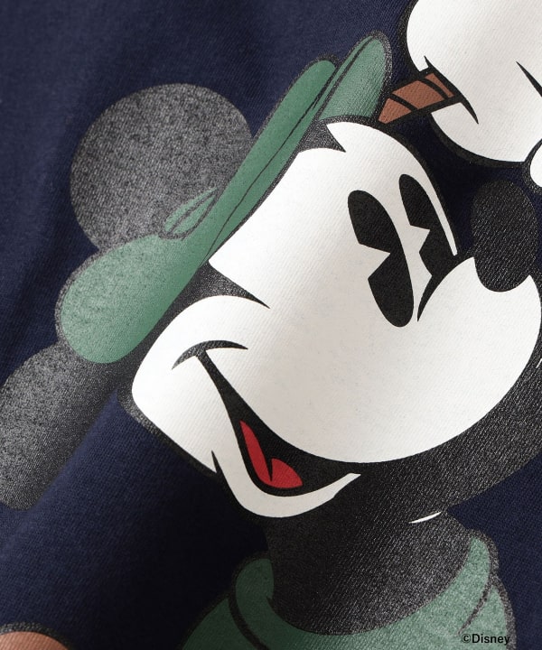BEAMS GOLF BEAMS GOLF / Mickey Mouse / Back Print T-Shirt (T