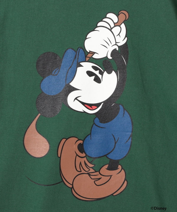 BEAMS GOLF BEAMS GOLF / Mickey Mouse / Back Print T-Shirt (T