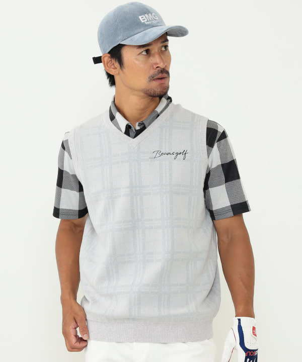 BEAMS GOLF men'sベスト Msize - ウエア(男性用)