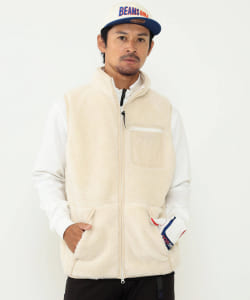 〈UNISEX〉WILD THINGS × BEAMS GOLF / 別注 ボア ベスト