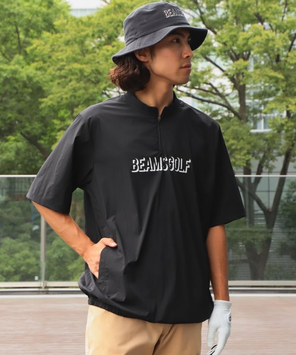 予約 BEAMS GOLF タラッティ ダンボール ハーフジッププルオーバー