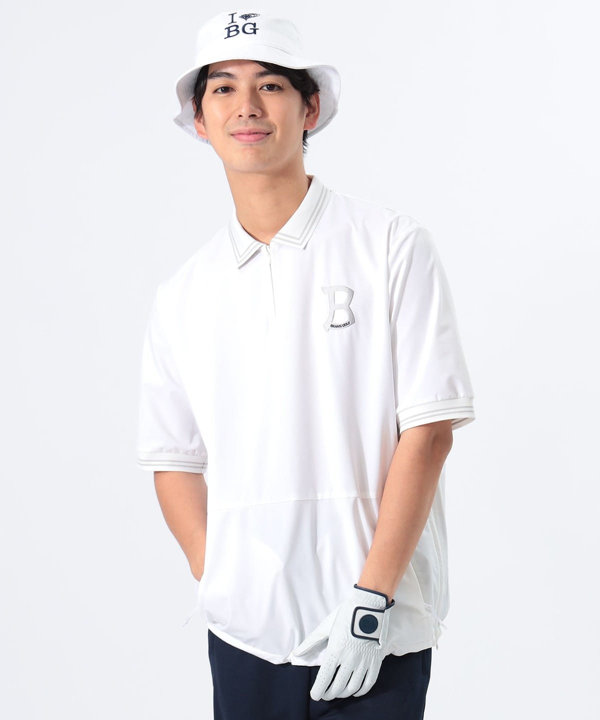 BEAMS GOLF（ビームス ゴルフ）ORANGE LABEL / ハーフジップ ストレッチ プルオーバーシャツ（シャツ・ブラウス カジュアルシャツ ）通販｜BEAMS