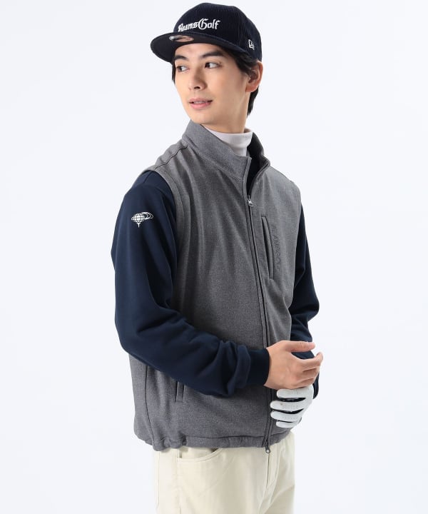 BEAMS GOLF（ビームス ゴルフ）【10%OFF!!アウターフェア対象】ORANGE LABEL / 裏フリース ジャージ ジップベスト（ブルゾン  フリースジャケット・ベスト）通販｜BEAMS