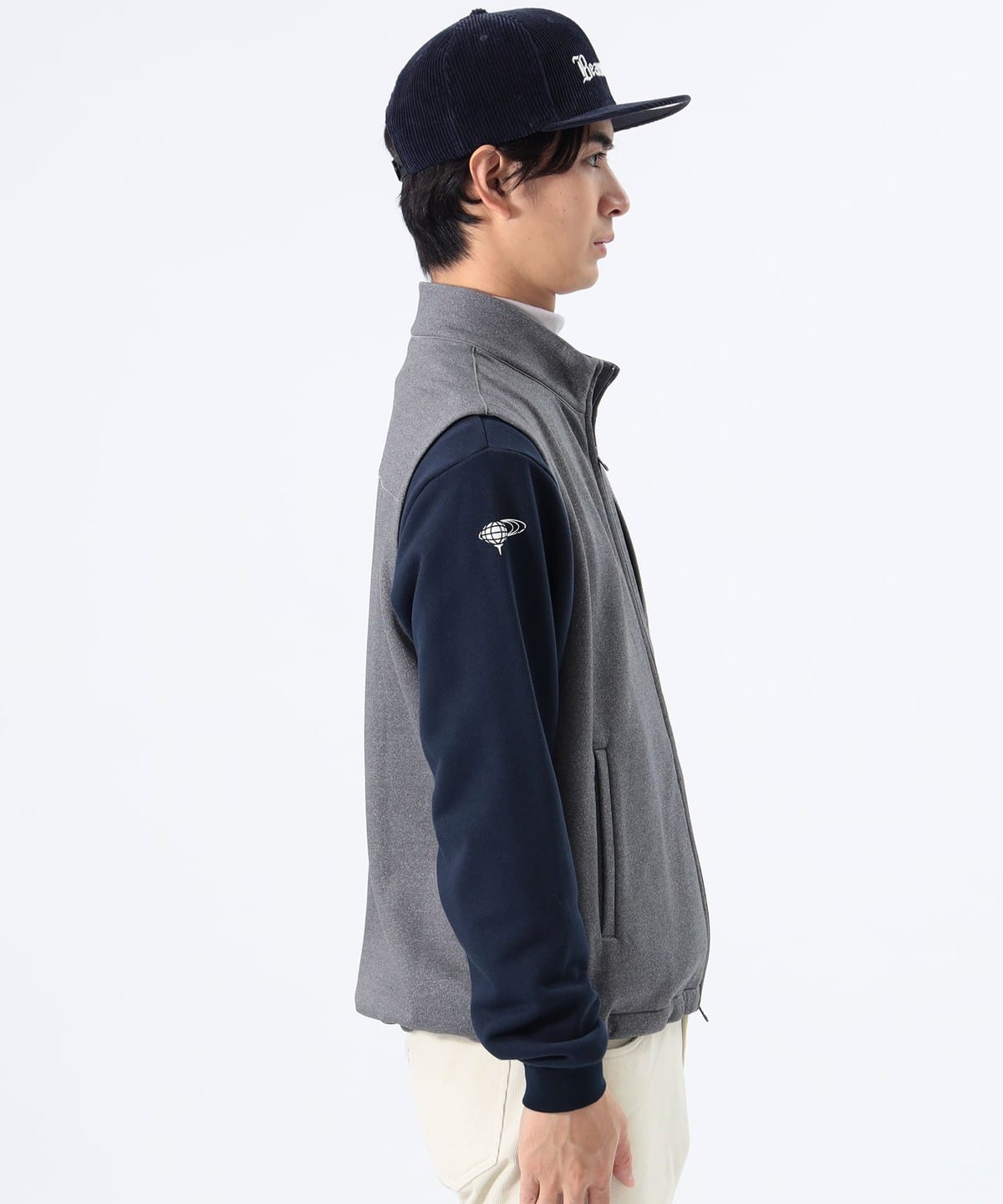 BEAMS GOLF（ビームス ゴルフ）【10%OFF!!アウターフェア対象】ORANGE LABEL / 裏フリース ジャージ ジップベスト（ブルゾン  フリースジャケット・ベスト）通販｜BEAMS