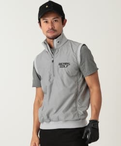 BEAMS GOLF ORANGE LABEL / ボンディング ハーフジップ ベスト