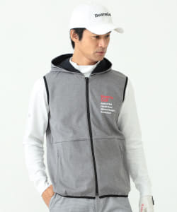 BEAMS ORANGE LABEL / フルジップ フード ベスト