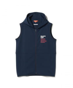 BEAMS ORANGE LABEL / フルジップ フード ベスト