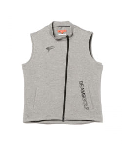 〈MEN〉BEAMS GOLF ORANGE LABEL / ダンボール スラントジップ ベスト