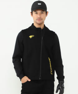 〈MEN〉BEAMS GOLF ORANGE LABEL / ダンボール スラントジップ ベスト