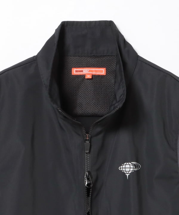 BEAMS GOLF BEAMS GOLF LABEL / Memory ORANGE Full Zip Vest (Tops
