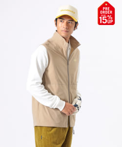 【+15%ポイントUP】ORANGE LABEL / フルジップ スタンドカラー ベスト