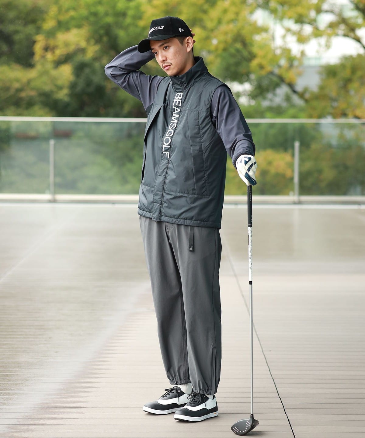 BEAMS GOLF（ビームス ゴルフ）ORANGE LABEL / パッデッド 撥水ベスト