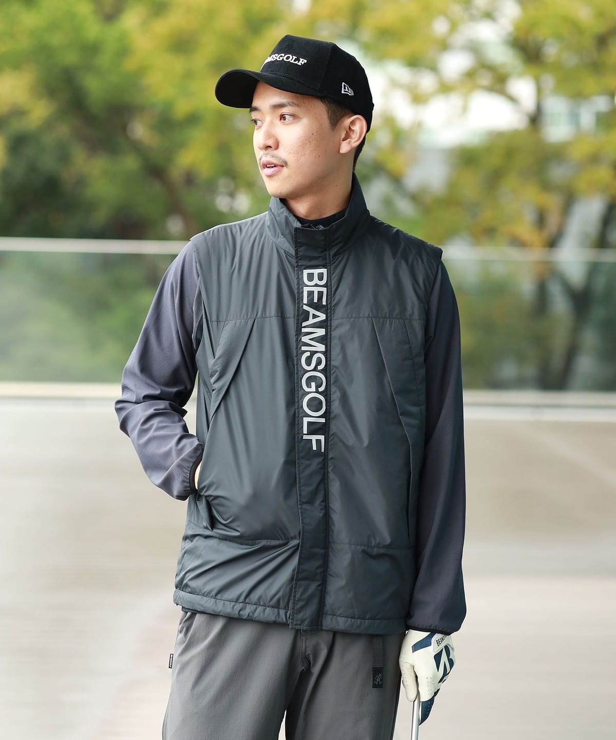 BEAMS GOLF（ビームス ゴルフ）ORANGE LABEL / パッデッド 撥水ベスト