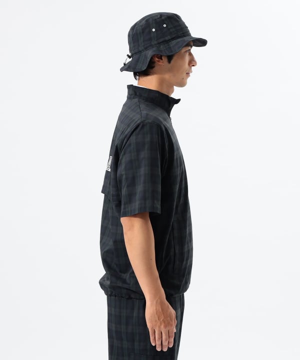 美品 ビームスゴルフ ハーフジップシャツ ホワイト2024モデルXL