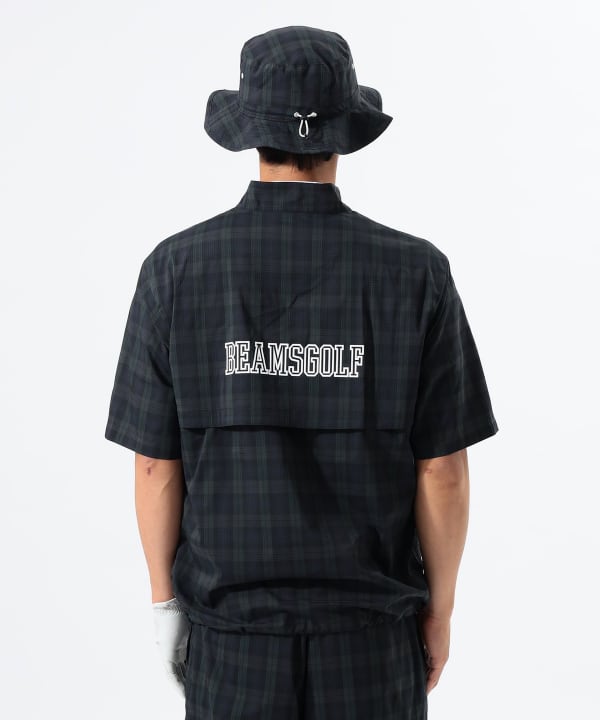 ビームスゴルフ　ハーフジップ　長袖　トップス　M BEAMS GOLF（ビームス ゴルフ）PURPLE LABEL / スフィダンテ 撥