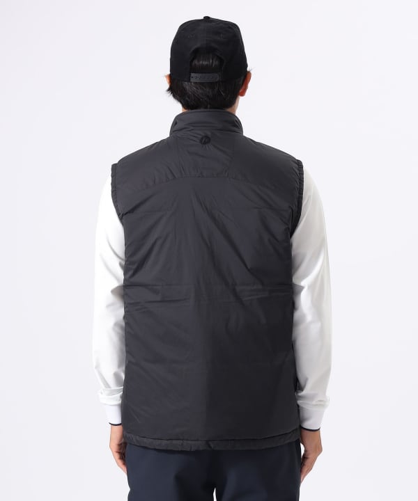 【2023製】BEAMS GOLF ビームスゴルフ フリースベスト デカロゴ 白 BEAMS GOLF（ビームス ゴルフ）ORANGE LABEL / クルーネック