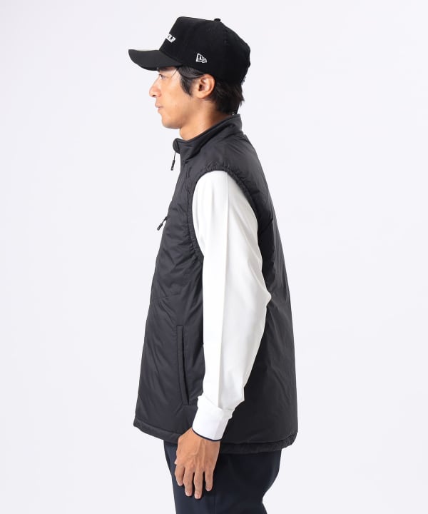 【2023製】BEAMS GOLF ビームスゴルフ フリースベスト デカロゴ 白 BEAMS GOLF（ビームス ゴルフ）ORANGE LABEL / クルーネック