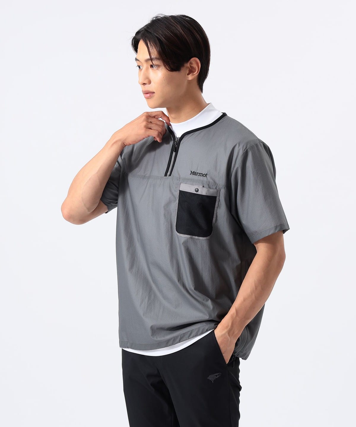 BEAMS GOLF（ビームス ゴルフ）【別注】Marmot / ハーフジップ 撥水